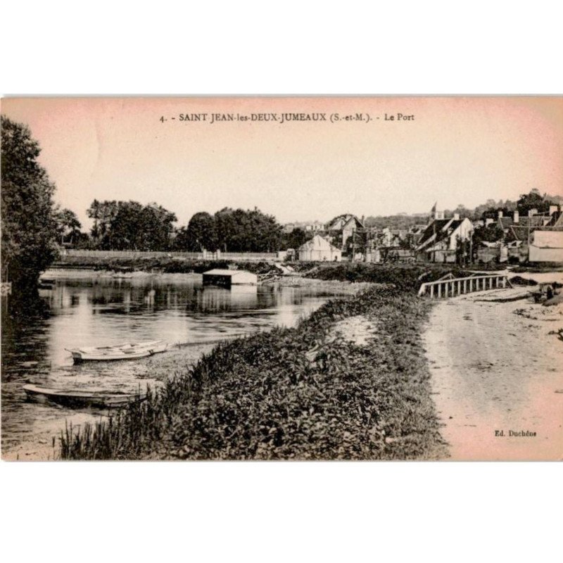 SAINT-JEAN-les-DEUX-JUMEAUX: le port - très bon état