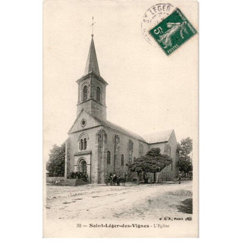 SAINT-LEGER-des-VIGNES: l'église - très bon état