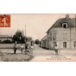 SAINT-JEAN: entrée de la mairie et du pont - très bon état