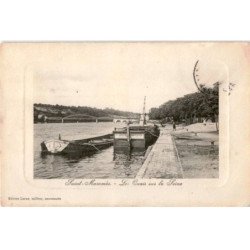 SAINT-MAMMES: les quais sur la seine - état