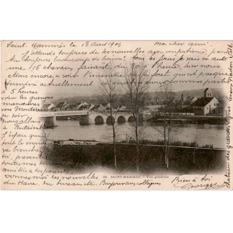 SAINT-MAMMES: vue générale - très bon état