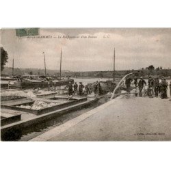 SAINT-MAMMES: le renflouement d'un bateau - état