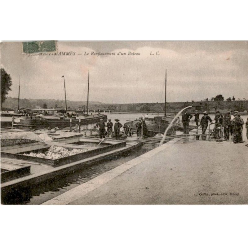 SAINT-MAMMES: le renflouement d'un bateau - état