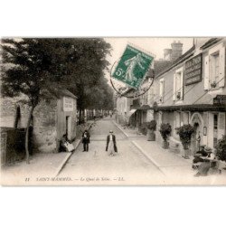 SAINT-MAMMES: le quai de seine - très bon état