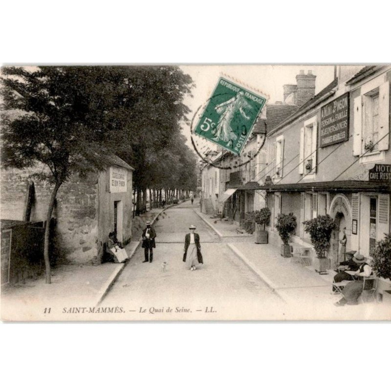 SAINT-MAMMES: le quai de seine - très bon état