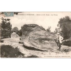 SAINT-PIERRE-les-NEMOURS: rochers de M. Green la tortue - très bon état