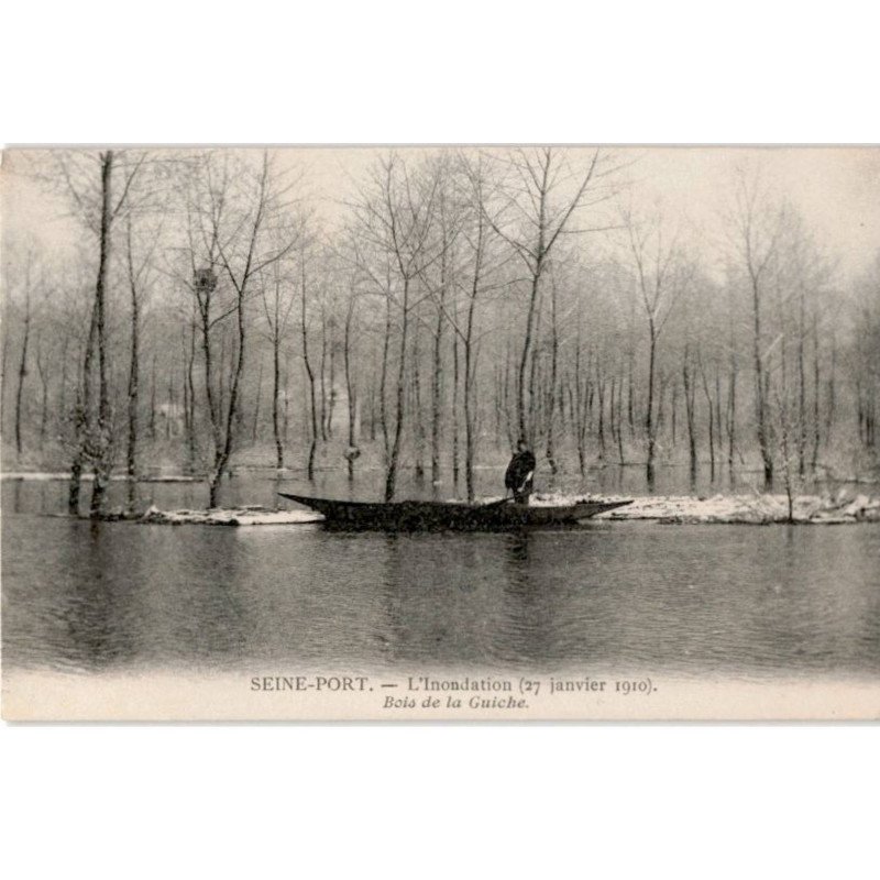 SEINE-PORT: l'inondation 27 janvier 1910 bois de la guiche - très bon état