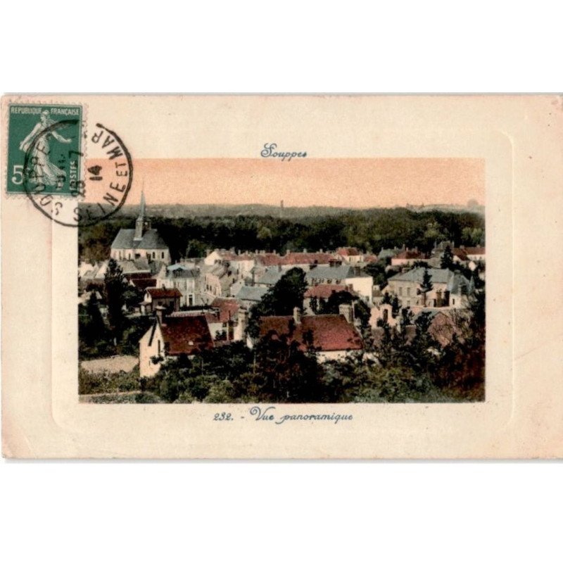 SOUPPES: vue panoramique - très bon état