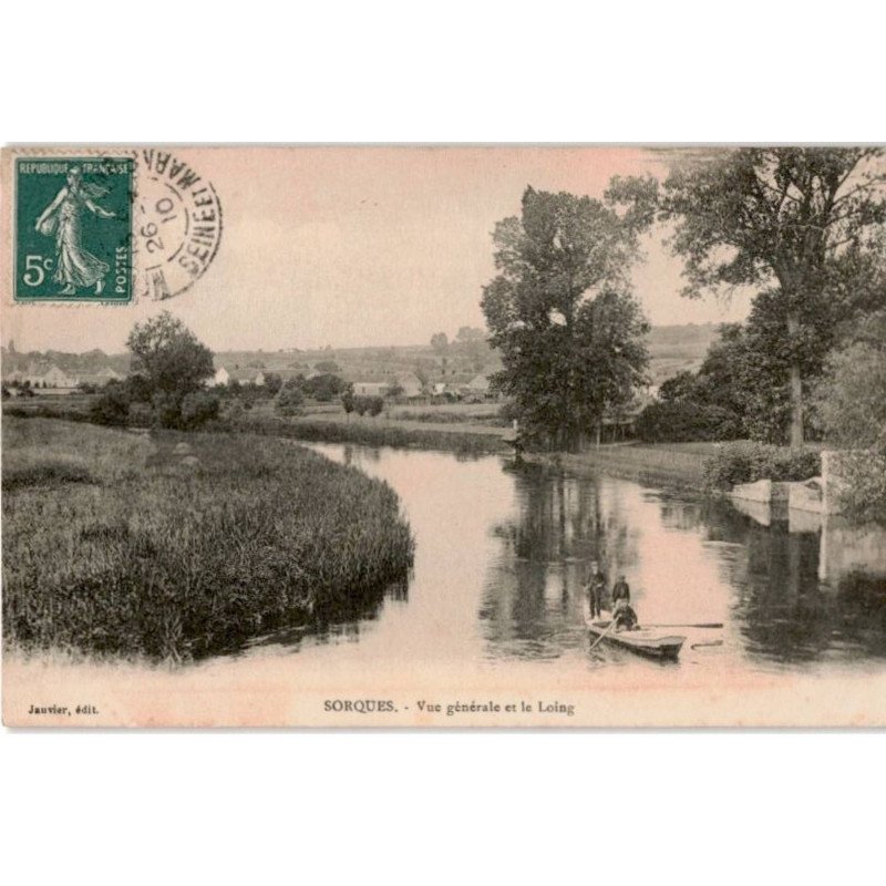 SORQUES: vue générale et le loing - très bon état