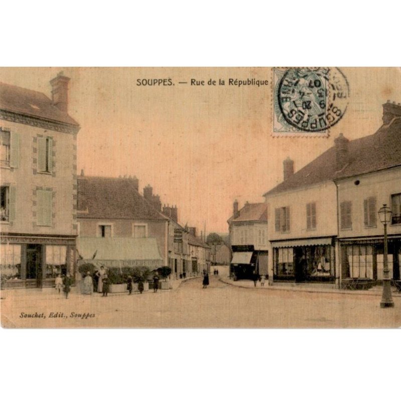 SOUPPES: rue de la république - très bon état