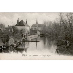 SOUPPES: le loing et l'église - très bon état