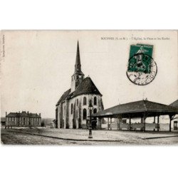 SOUPPES: l'église la place et les écoles - très bon état