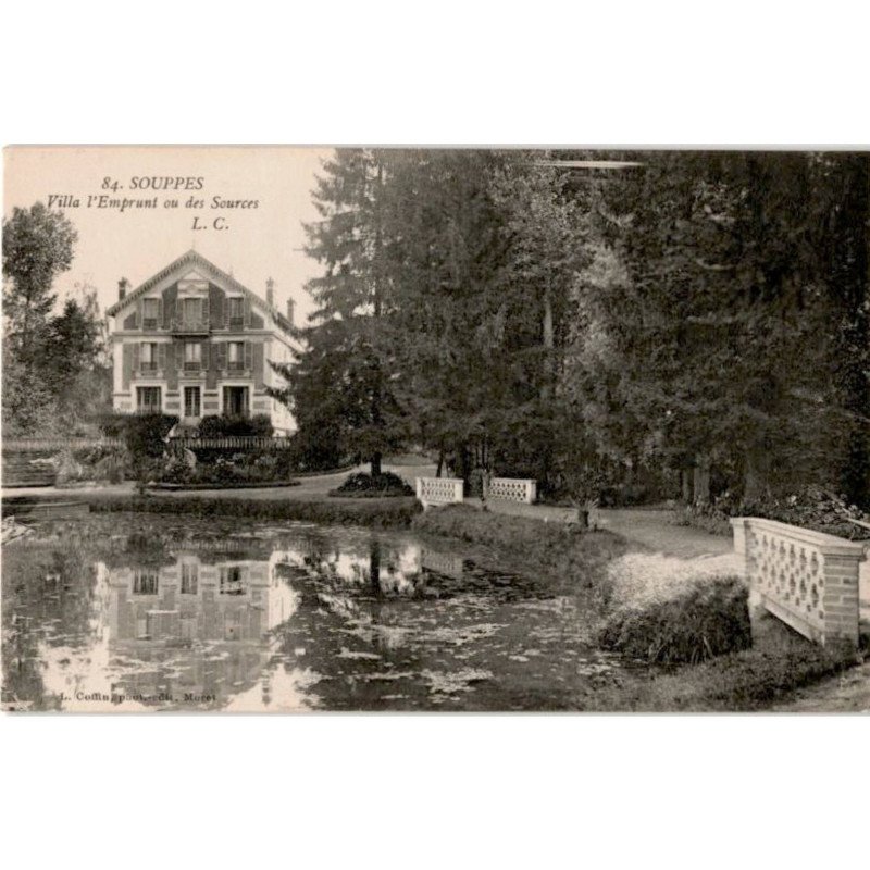 SOUPPES: villa l'emprunt ou des soucres - très bon état
