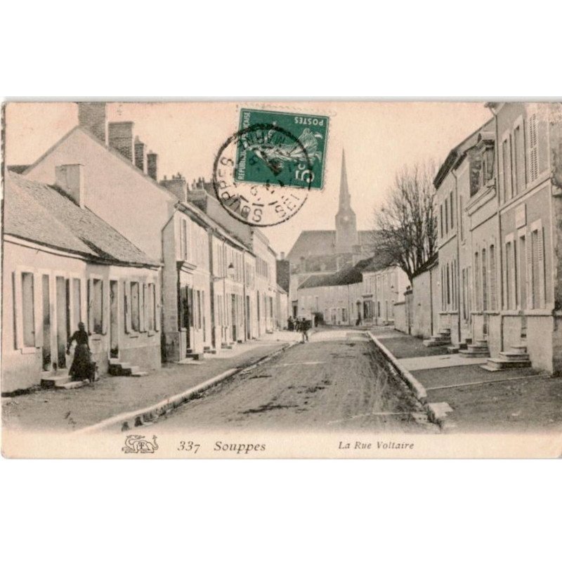 SOUPPES: la rue voltaire - très bon état