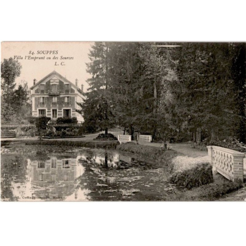 SOUPPES: villa l'emprunt ou des sources - état