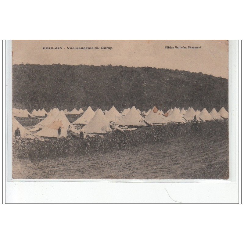 FOULAIN - Vue générale du camp - très bon état