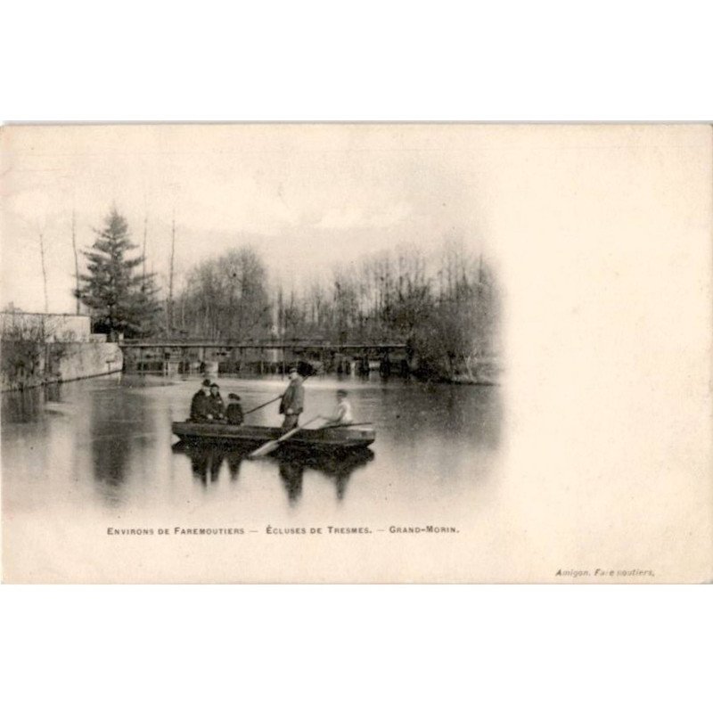 TRESMES: écluses de tresme, grand-morin - très bon état