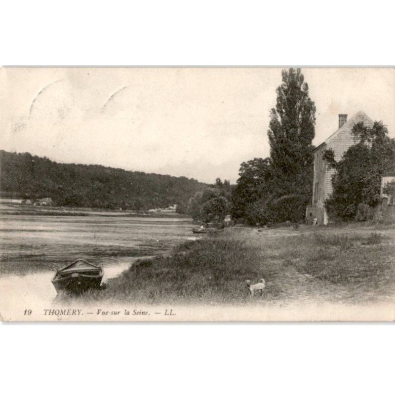 THOMERY: vue sur la seine - très bon état