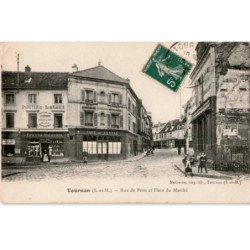 TOURNAN: rue de paris et place du marché - très bon état