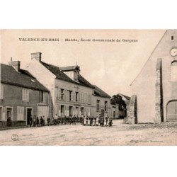 VALENCE-en-BRIE: mairie, école communale de garçons - état