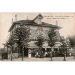 VAIRES: café de la gare, restaurant maison eugène hurel - très bon état