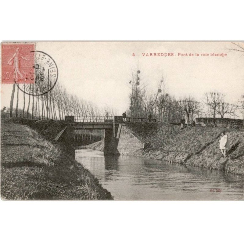 VARREDDES: pont de la voie blanche - très bon état