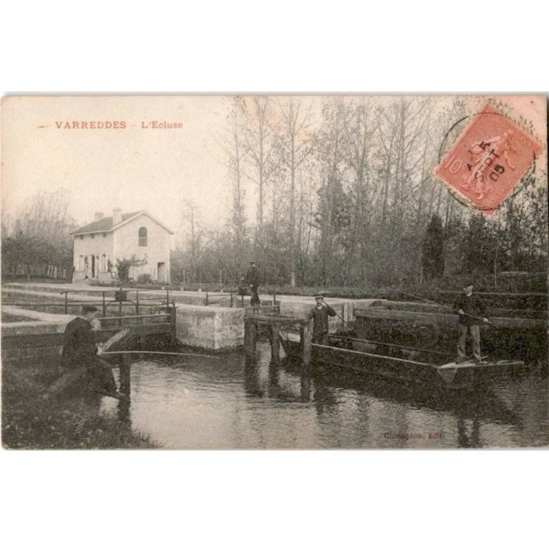 VARREDDES: l'écluse - très bon état