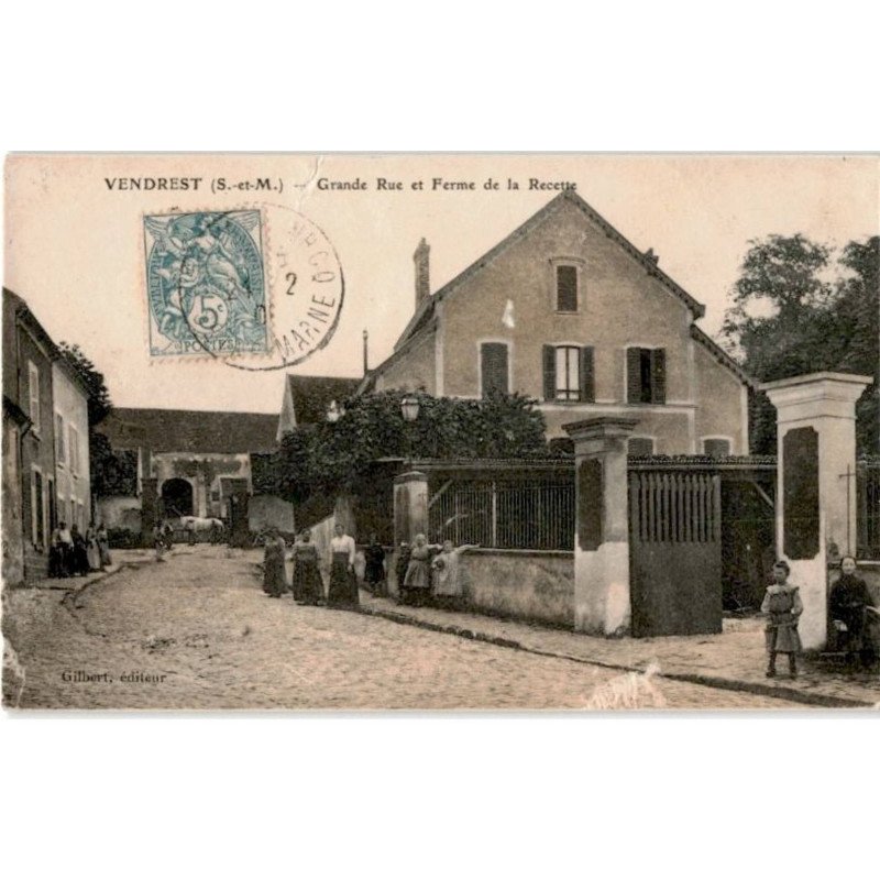 VENDREST: grande rue et ferme de la recette - très bon état