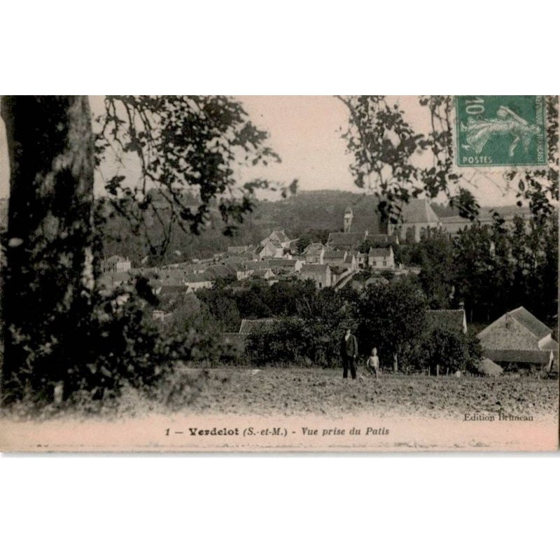VERDELOT: vue prise du patis - très bon état
