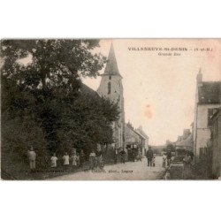 VILLENEUVE-sur-BELLOT: grande rue - très bon état