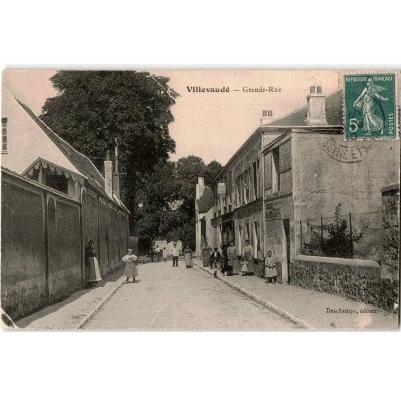 VILLEVAUDE: grande rue - état