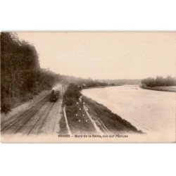 VOSVES: bord de la seine, vue sur l'écluse - très bon état
