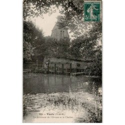 VOULX: le déversoir de l'orvane et le clocher - très bon état