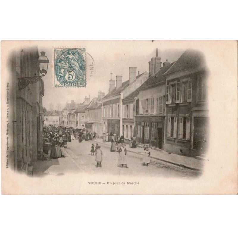 VOULX: un jour de marché - très bon état