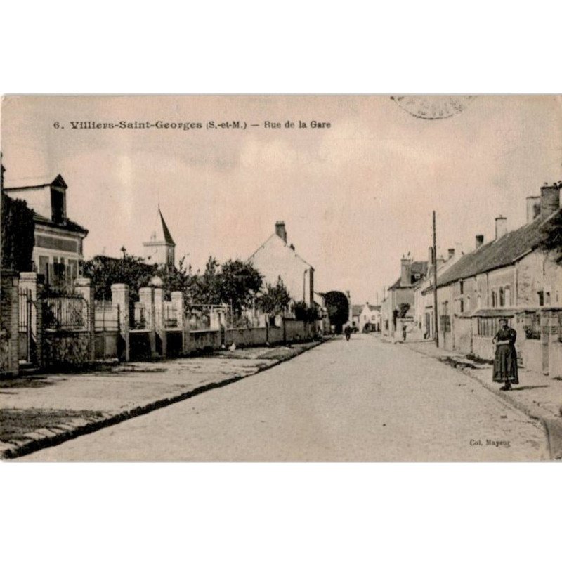 VILLIERS-SAINT-GEORGES: rue de la gare - état