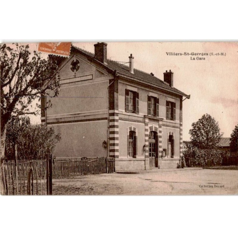 VILLIERS-SAINT-GEORGES: la gare - état