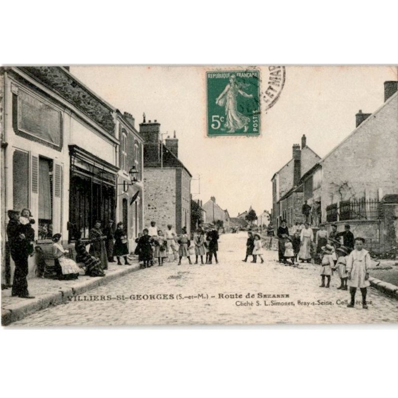 VILLIERS-SAINT-GEORGES: route de sezanne - très bon état