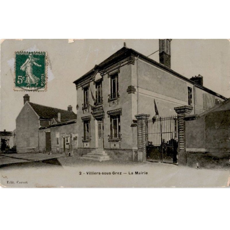 VILLIERS-SAINT-GEORGES: la mairie - état