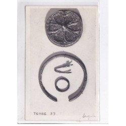 CLEREY: 2CPA autographes de Jean Scapula, archéologue - très bon état