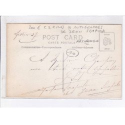 CLEREY: 2CPA autographes de Jean Scapula, archéologue - très bon état