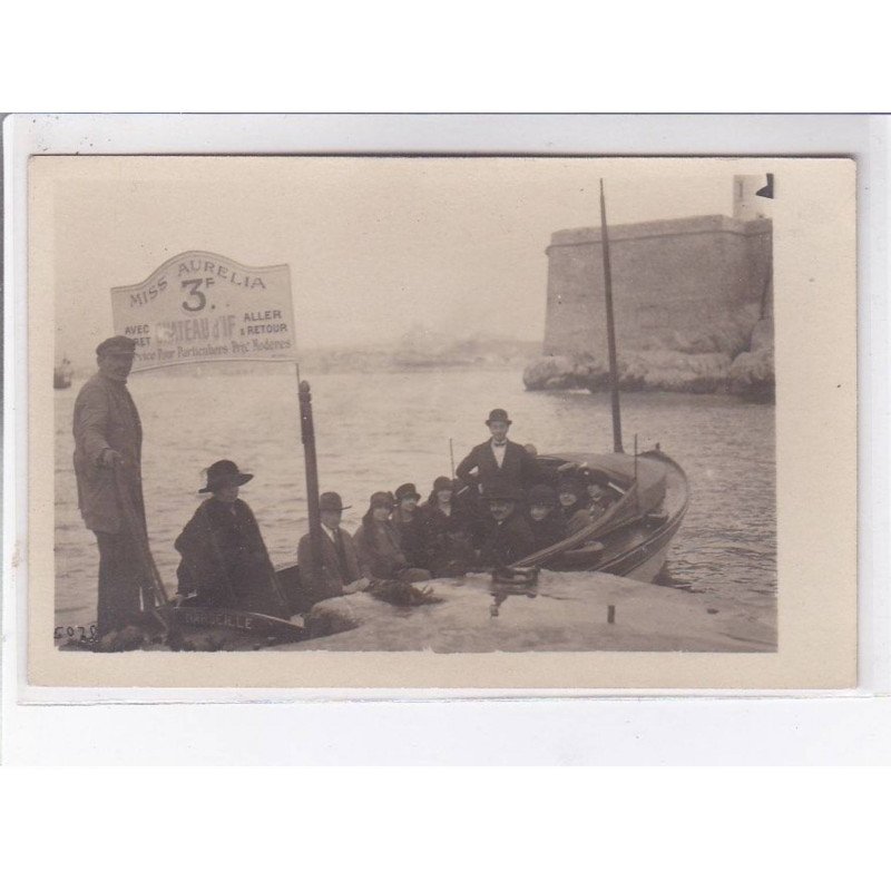MARSEILLE: bateau passeur "miss aurelia" château d'if - très bon état