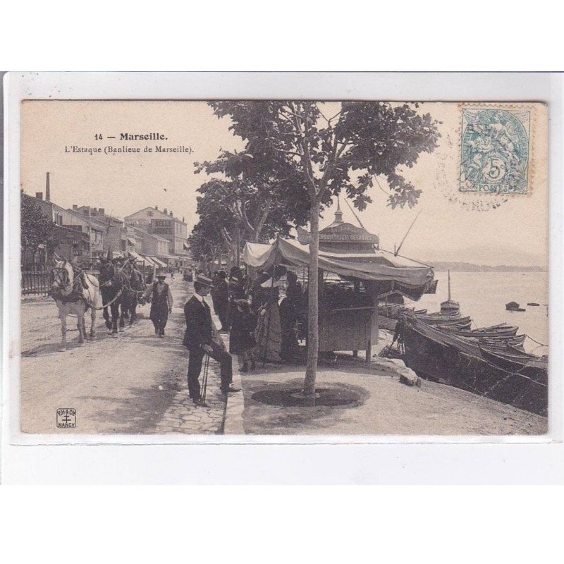 MARSEILLE: l'estaque (banlieue de marseille) - état