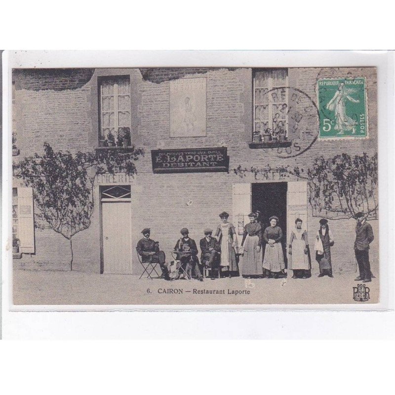 CAIRON: restaurant laporte - très bon état