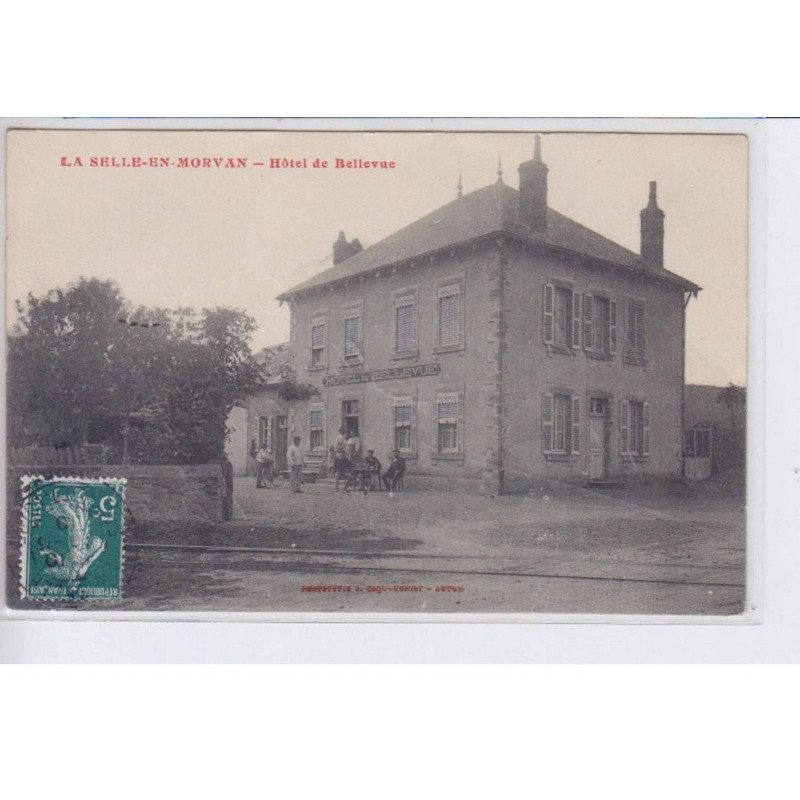 LA SELLE-en-MORVAN: hôtel de bellevue - très bon état