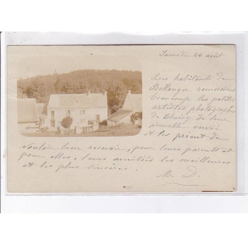 BELLANGER: un bâtiment, la forêt, petite vue - très bon état