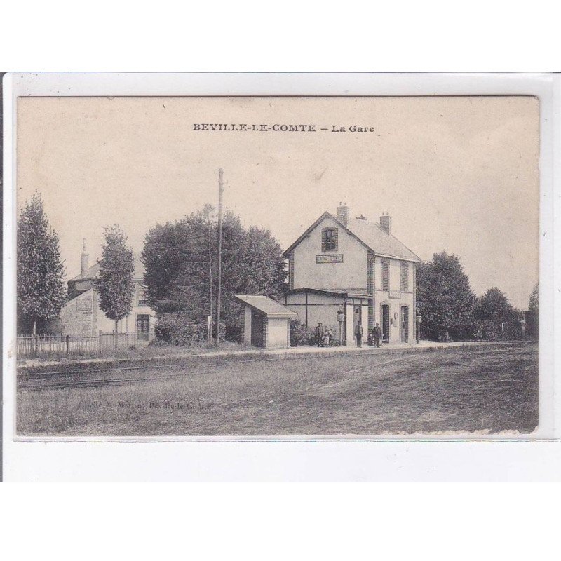 BEVILLE-le-COMTE: la gare - état
