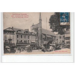 BAGNERES DE BIGORRE - Place de l'église Saint Vincent - très bon état