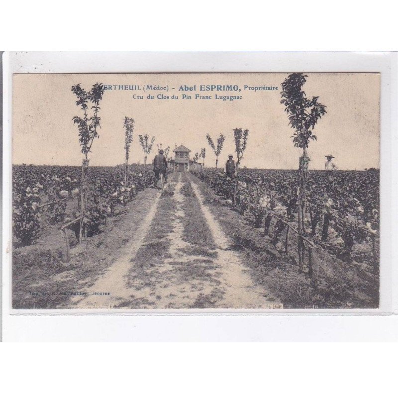 VERTHEUIL: abel esprimo cru du clos du pin franc lugagnac - très bon état