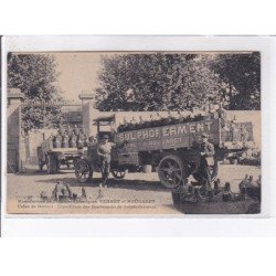 BEZIERS: manufacture produits chimiques vernet nougaret, usine béziers expédition bonbonnes sulphoferment très bon état