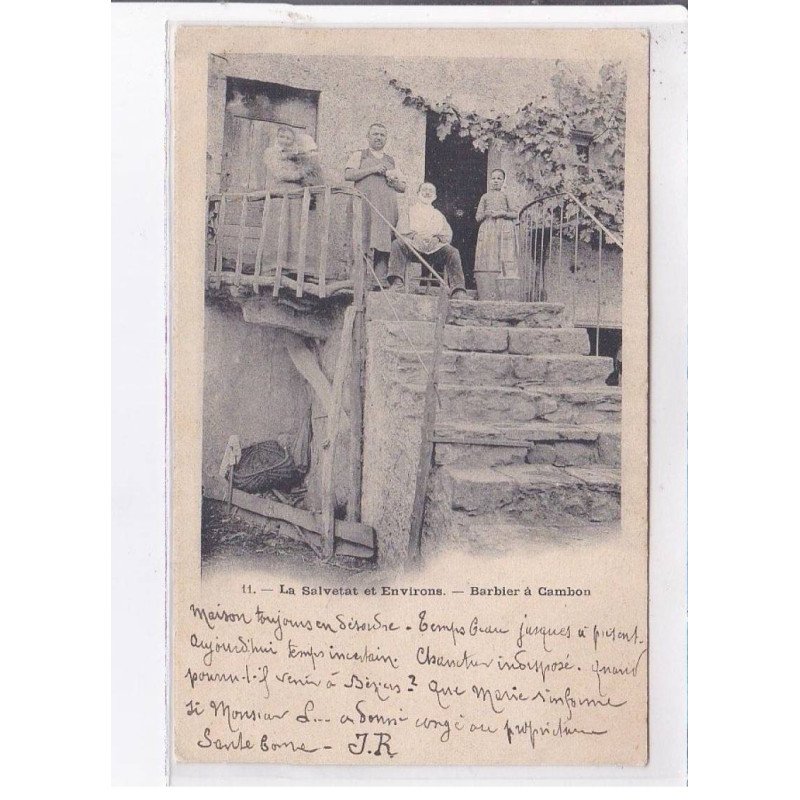LA SALVETAT: barbier à cambon - très bon état